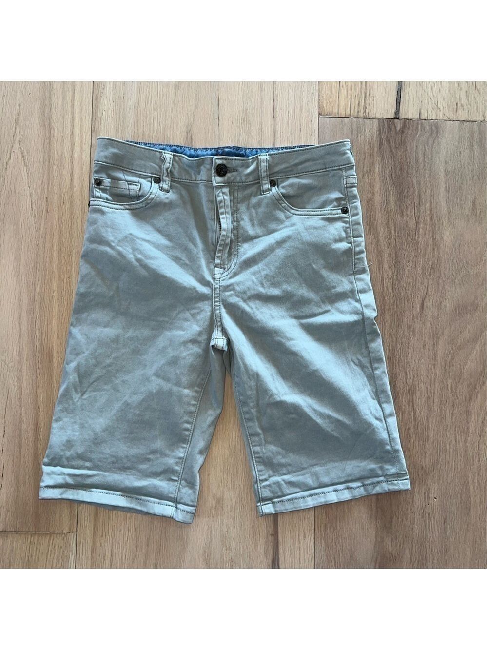 7 For All Mankind Gray Jean Shorts Kids Size 14